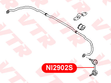 Тяга стабилизатора передней подвески, правая VTR NI2902S - изображение 1