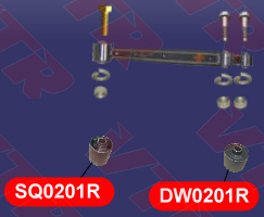 Сайлентблок продольного рычага задней подвески, передний VTR SQ0201R - изображение 1