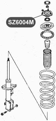 Опора переднего амортизатора <b>VTR SZ6004M</b> - изображение 1