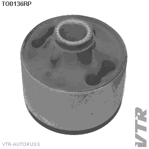 Сайлентблок полиуретановый нижнего рычага передней подвески, задний VTR TO0136RP - изображение