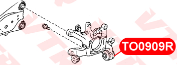 Сайлентблок цапфы задней подвески VTR TO0909R - изображение 1