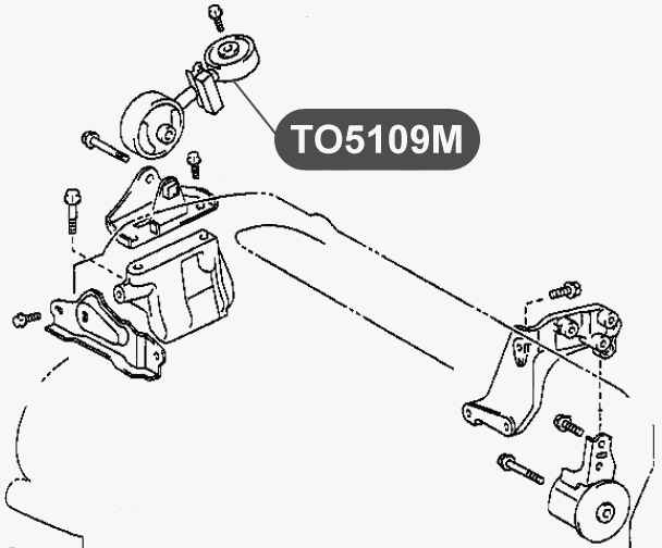 Подушка двигателя правая сверху <b>VTR TO5109M</b> - изображение 1