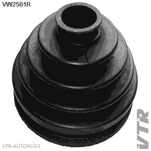 Чехол ШРУС переднего привода, наружный (смазка+хомуты) VTR VW2501R - изображение