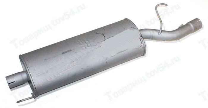 Глушитель ВАЗ 2123 Шевроле Нива под ГБО (длинный) <b>ВВВ 2123-1200010-001</b> - изображение