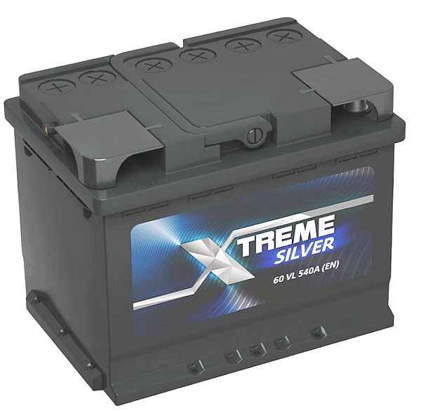 Аккумулятор ширококлеммный оп (L -+) 60Ач X-treme SILVER L2.0 (=6СТ60.0) - изображение