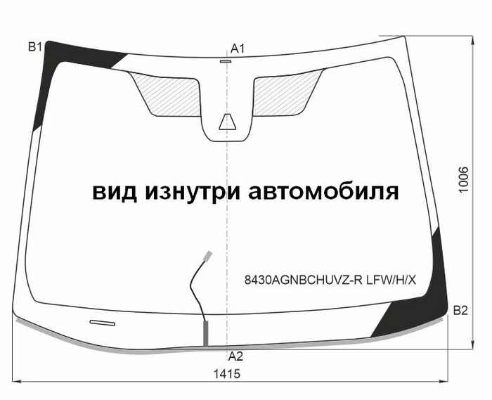 Стекло лобовое (Обогрев щеток / Камера / Проекция / Молдинг) Toyota Corolla (E210) 18-22 <b>XYG 8430AGNBCHUVZ-R LFW/H/X</b> - Стекло лобовое (Обогрев щеток / Камера / Проекция / Молдинг) Toyota Corolla (E210) 18-22 <b>XYG 8430AGNBCHUVZ-R LFW/H/X</b> - изображение