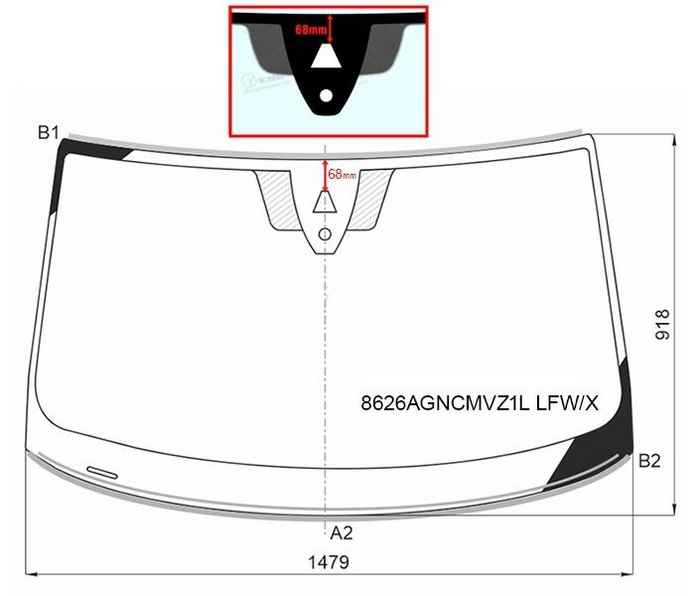 Стекло лобовое (Камера / Датчик дождя / Молдинг) Volkswagen Passat 19- <b>XYG 8626AGNCMVZ1L LFW/X</b> - изображение Стекло лобовое (Камера / Датчик дождя / Молдинг) Volkswagen Passat 19- <b>XYG 8626AGNCMVZ1L LFW/X</b> - изображение