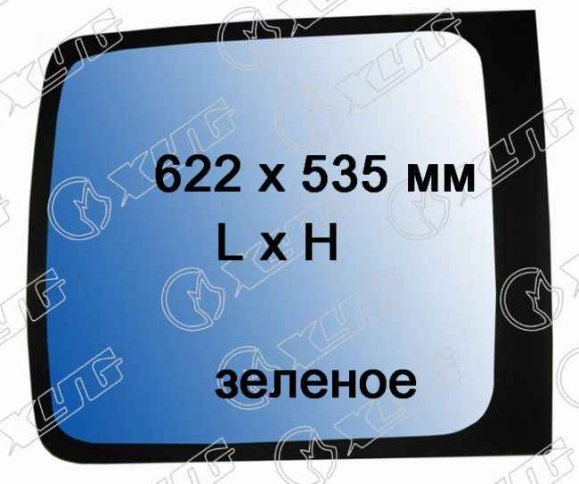 Стекло кузова (собачник) заднее правое VOLKSWAGEN CADDY KOMBI VAN 04- <b>XYG CADDY-04-NH SW/RH/X</b> - изображение