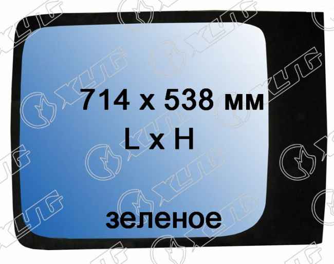 Стекло задней правой двери VOLKSWAGEN CADDY KOMBI VAN 04- <b>XYG CADDY-04 SF/RH/X</b> - изображение