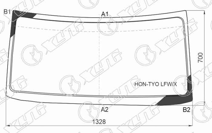 Стекло лобовое Honda N-BOX 11-15 <b>XYG HON-TYO LFW/X</b> - изображение