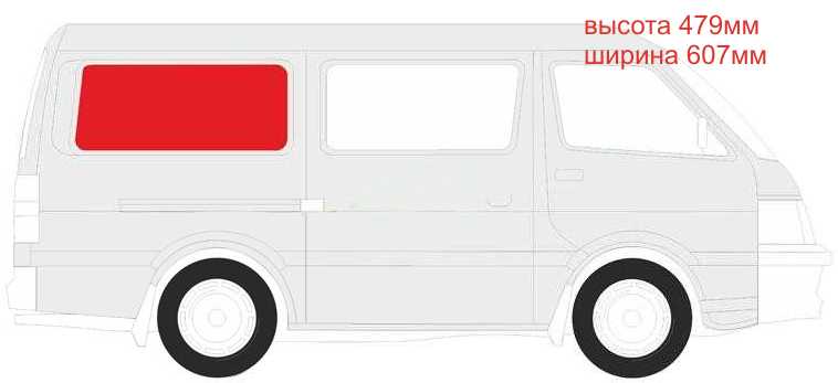Стекло кузова (собачник) заднее правое с антеной HONDA STEP WAGON 05-09 <b>XYG SLJ SW/RH/H/X</b> - изображение