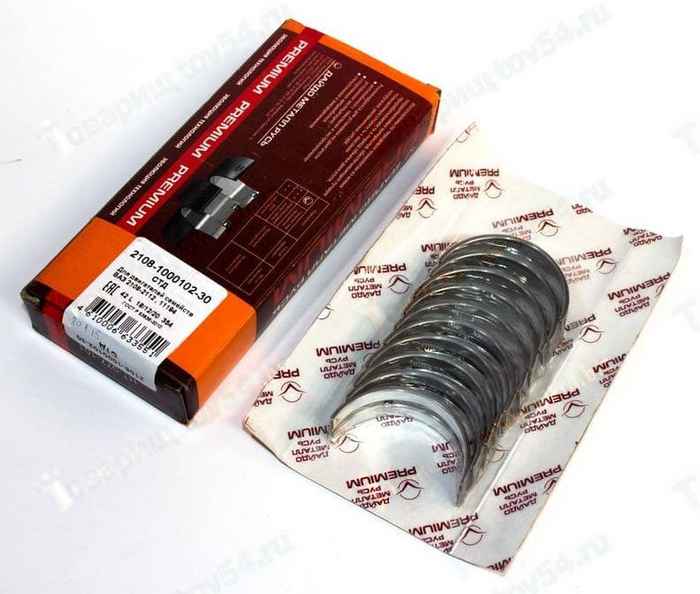 Вкладыши ВАЗ 2108 коренные 0,00 Premium <b>ЗМЗ 2108-1000102-30</b> - изображение Вкладыши ВАЗ 2108 коренные 0,00 Premium <b>ЗМЗ 2108-1000102-30</b> - изображение