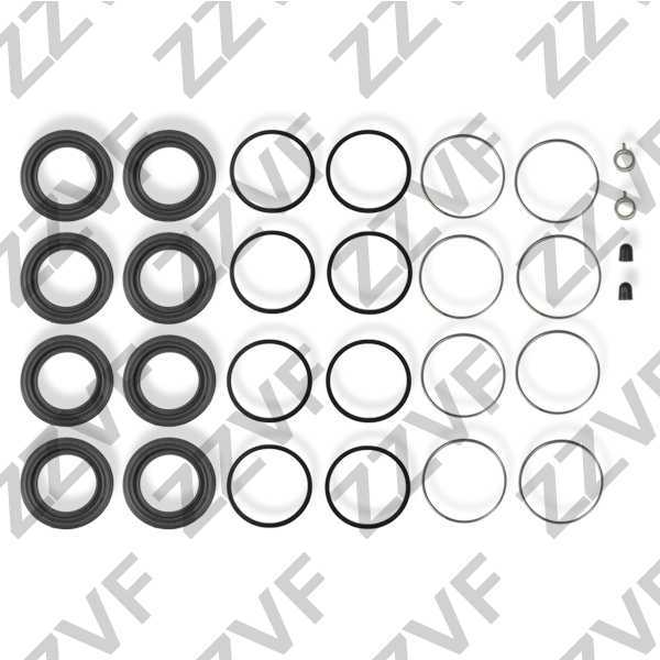 Ремкомплект суппорта тормозного переднего TOYOTA LAND CRUISER UZJ200 VDJ200 GRJ200 (07-) <b>ZZVF ZVCER035</b> - изображение
