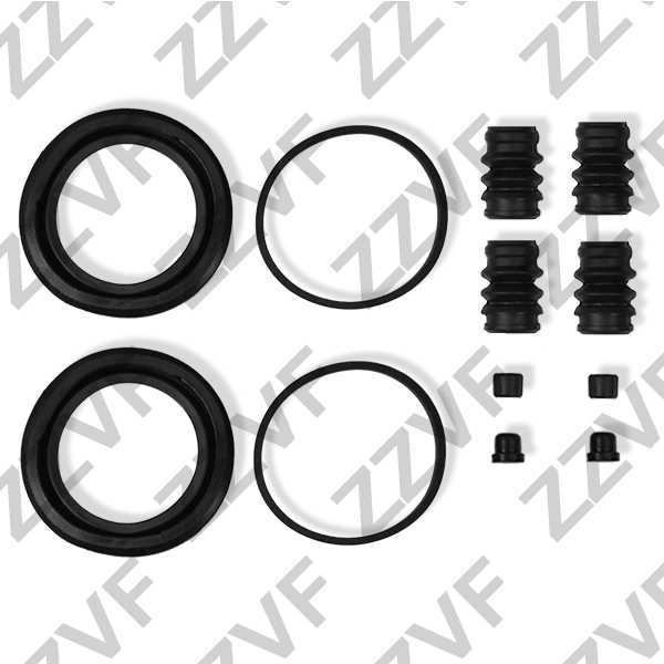 Ремкомплект суппорта тормозного переднего NISSAN CUBE Z12 (09-) JUKE JPN MAKE F15 (10-11) <b>ZZVF ZVCER080</b> - изображение