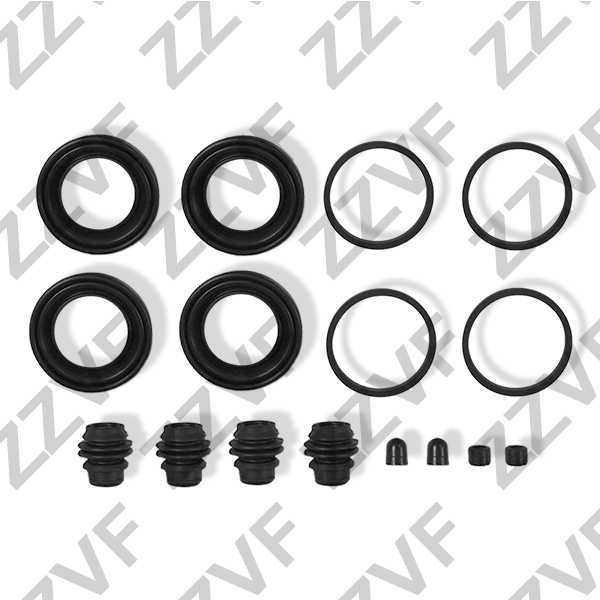 Ремкомплект суппорта тормозного переднего NISSAN TERRANO R50 (97-03) X-TRAIL T30 (10-13) <b>ZZVF ZVCER089</b> - изображение Ремкомплект суппорта тормозного переднего NISSAN TERRANO R50 (97-03) X-TRAIL T30 (10-13) <b>ZZVF ZVCER089</b> - изображение