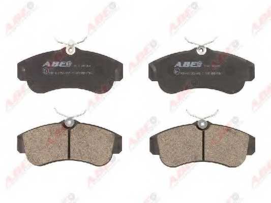 Колодки тормозные дисковые передний для NISSAN ALMERA(N16), PRIMERA(P10,P11) <b>ABE C11051ABE</b> - изображение 1
