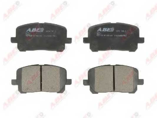 Колодки тормозные дисковые передний для TOYOTA AVENSIS(#ACM2#,#CLM2#) <b>ABE C12102ABE</b> - изображение 2