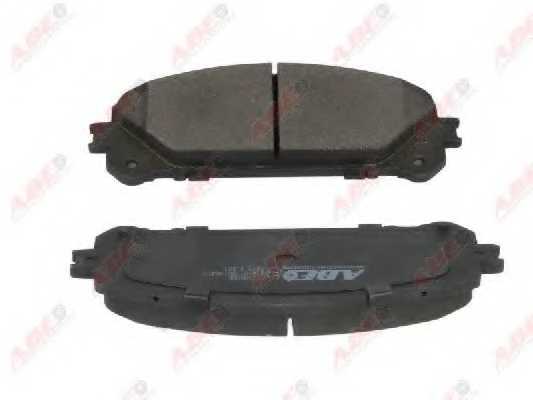 Колодки тормозные дисковые передний для LEXUS NX, RX / TOYOTA KLUGER, RAV 4, SIENNA <b>ABE C12135ABE</b> - изображение 1
