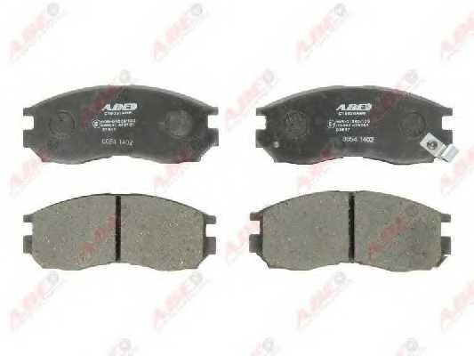 Колодки тормозные дисковые передний для CHRYSLER SEBRING / HYUNDAI SANTAMO / MITSUBISHI CARISMA, COLT, ECLIPSE, FTO, GALANT, L 400 / SPACE GEAR, LANCER, MIRAGE, SANTAMO, SAPPORO, SPACE RUNNER, SPACE <b>ABE C15030ABE</b> - изображение 1