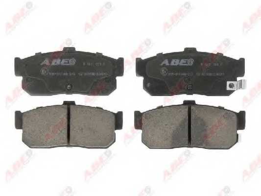 Колодки тормозные дисковые задний для INFINITI G20, I30 / NISSAN 100 NX, ALMERA, AVENIR, CEFIRO, EXPERT, MAXIMA QX, MAXIMA, PRIMERA, PULSAR, SENTRA, SUNNY, TSUBAME <b>ABE C21030ABE</b> - изображение 2