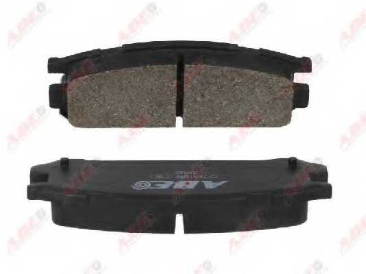 Колодки тормозные дисковые задний для SUBARU FORESTER(SF, SG), IMPREZA(GC, GF, GFC), LEGACY OUTBACK(BG), LEGACY(B13#, BC, BD, BE, BG, BH, BJF, BL, BP), SVX(CX) <b>ABE C27001ABE</b> - изображение 1