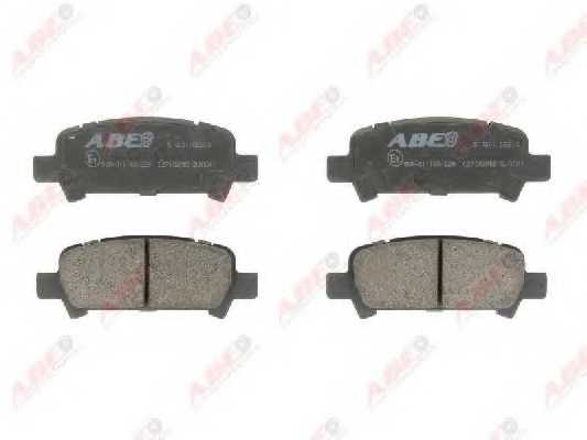 Колодки тормозные дисковые задний для SUBARU FORESTER, IMPREZA, LEGACY, OUTBACK, WRX <b>ABE C27002ABE</b> - изображение 2