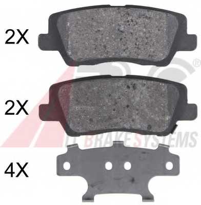 Колодки тормозные дисковые <b>A.B.S. 35035</b> - изображение