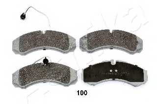 Колодки тормозные дисковые задний для NISSAN ATLEON, CABSTAR <b>ASHIKA 51-01-100</b> - изображение