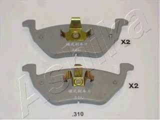 Колодки тормозные дисковые задний для MAZDA TRIBUTE(EP) <b>ASHIKA 51-03-310</b> - изображение Колодки тормозные дисковые задний для MAZDA TRIBUTE(EP) <b>ASHIKA 51-03-310</b> - изображение