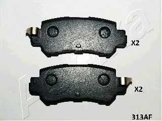Колодки тормозные дисковые задний для MAZDA CX-5(GH,KE) <b>ASHIKA 51-03-313</b> - изображение