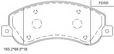 Колодки тормозные <b>ASIMCO KD6601</b> - изображение