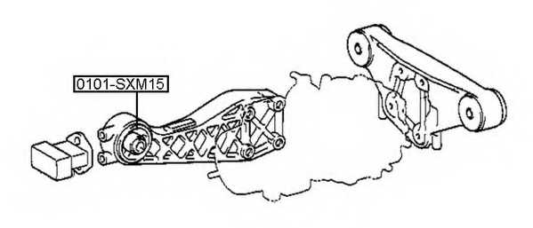 Сайлентблок опоры дифференциала TOYOTA/LEXUS 0101SXM15 <b>ASVA 0101-SXM15</b> - изображение