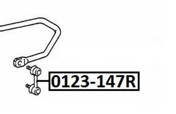 Стойка стабилизатора <b>ASVA 0123147R</b> - изображение