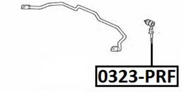 Стойка стабилизатора <b>ASVA 0323PRF</b> - изображение