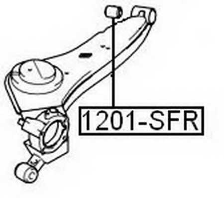 Сайлентблок HYUNDAI/KIA 1201SFR <b>ASVA 1201-SFR</b> - изображение