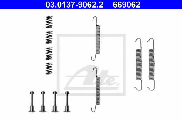 Комплектующие стояночной тормозной системы ATE 669062 / 03.0137-9062.2 - изображение