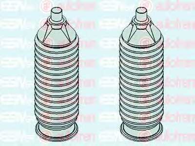 Комплект пылника рулевого управления AUTOFREN SEINSA D9210C - изображение