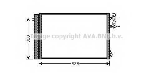 Радиатор кондиционера <b>AVA QUALITY COOLING BWA5295D</b> - изображение Радиатор кондиционера <b>AVA QUALITY COOLING BWA5295D</b> - изображение