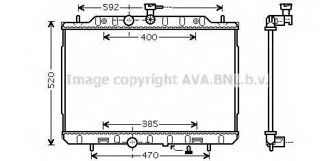 Радиатор <b>AVA QUALITY COOLING DN2291</b> - изображение