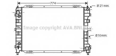 Радиатор охлаждения двигателя AVA QUALITY COOLING FD2345 - изображение