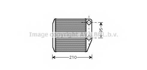 Радиатор отопления салона AVA QUALITY COOLING FTA6313 - изображение