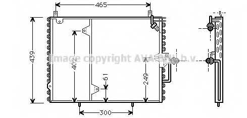 Конденсатор <b>AVA QUALITY COOLING MS5160</b> - изображение