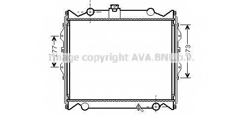Радиатор <b>AVA QUALITY COOLING TO2248</b> - изображение