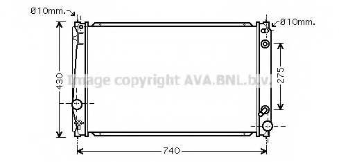 Радиатор <b>AVA QUALITY COOLING TO2420</b> - изображение