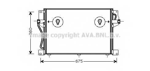 Конденсатор <b>AVA QUALITY COOLING VO5077</b> - изображение