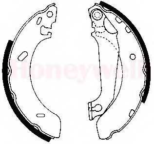 Комплект тормозных колодок BENDIX 361556 / 361556B - изображение