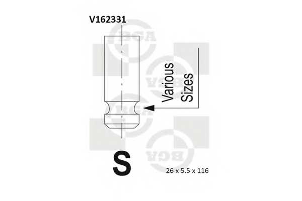 Выпускной клапан BGA V162331 - изображение