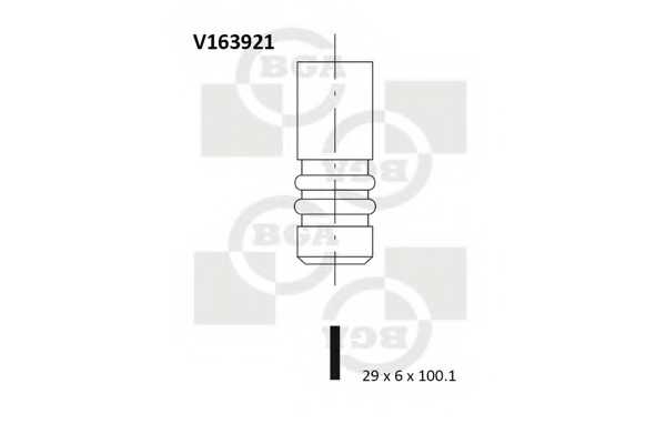 Выпускной клапан BGA V163921 - изображение