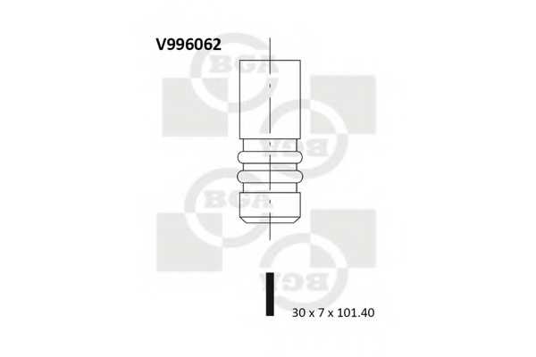 Выпускной клапан BGA V996062 - изображение