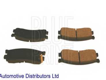 Колодки тормозные дисковые задний для MAZDA E-SERIE(SG), MPV(LV) <b>BLUE PRINT ADM54271</b> - изображение